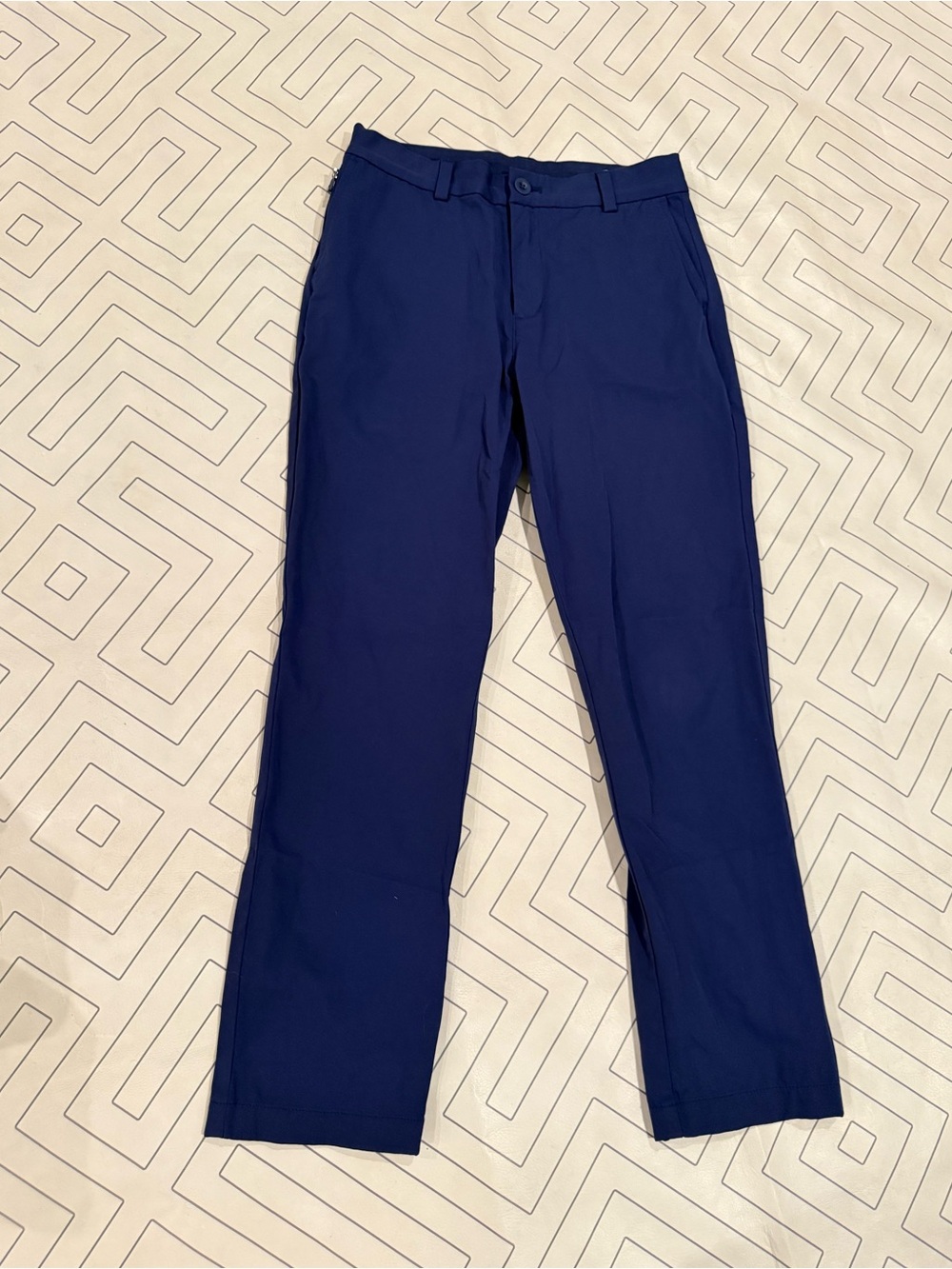 Vineyard Vines Navy Straight-Leg Performance Dress Pants